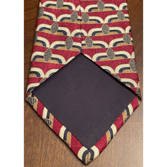 Land’s End Direct Merchants, Hand Sewn, 100% Silk, Men’s Meck Tie, Made In Usa - Picture 2 of 9